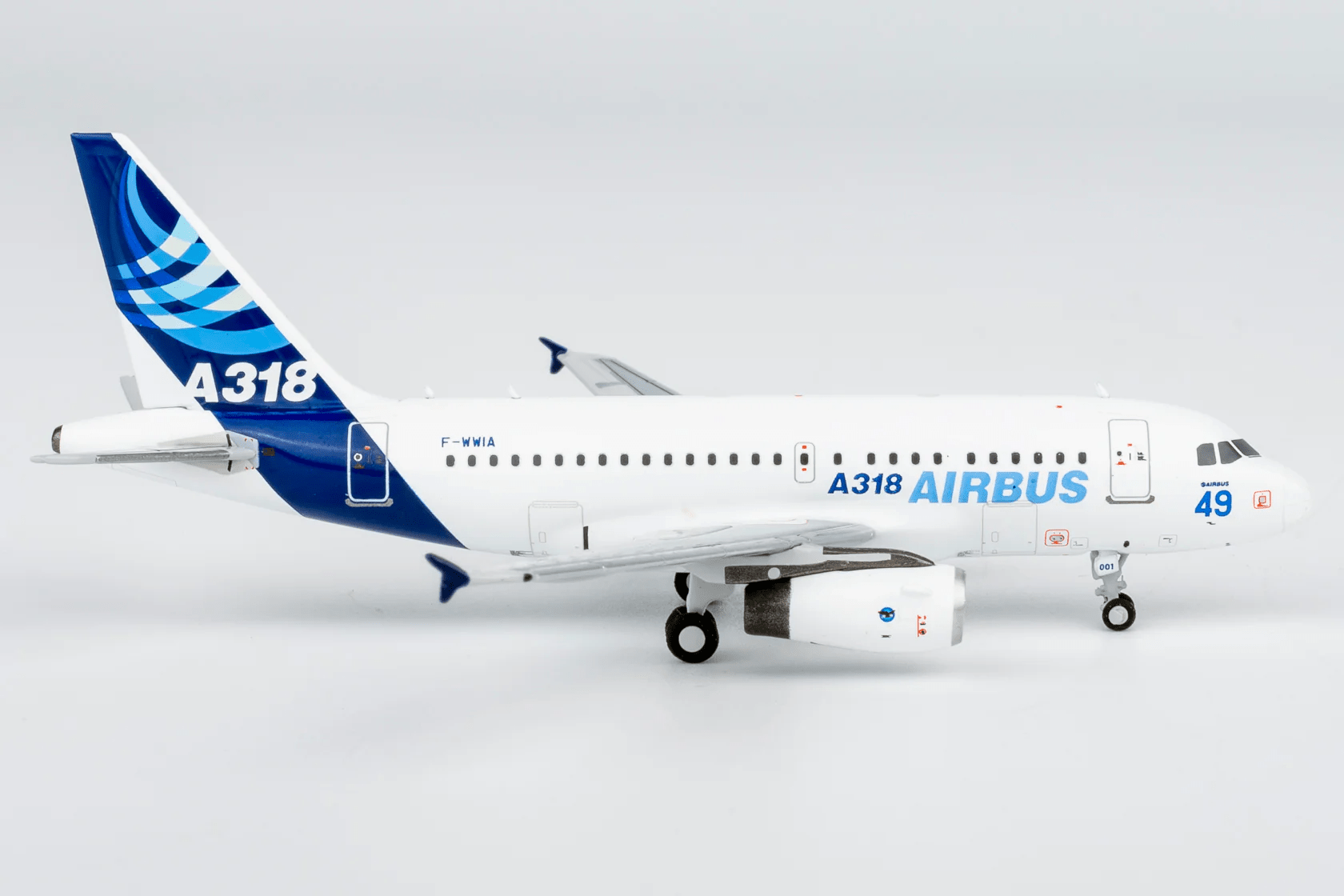 NG Models 48033 1:400 Airbus Industrie A318 - 100 F - WWIA (current colors; with No.49 for PAS 2005)