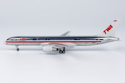 NG Models 53195 1:400 TWA Airlines (American Airlines) 757 - 200 N704X(hybrid)