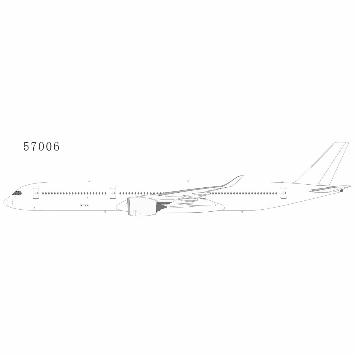 NG Models 1:400 scale PRO Blank Model A350-1000 diecast model airplane