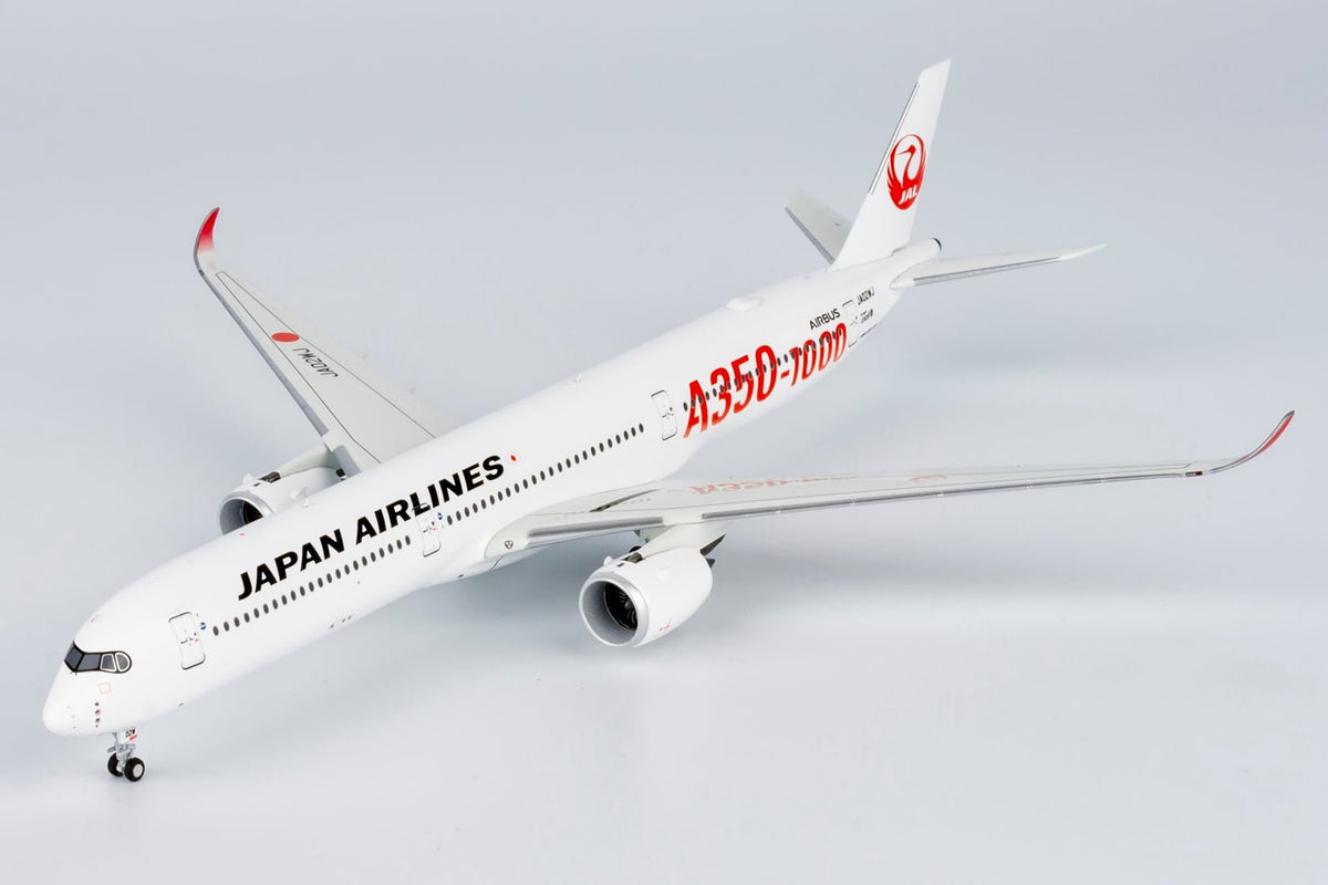 NG Models 57013 1:400 Japan Airlines (JAL) A350 - 1000 JA02WJ (with red "A350 - 1000" titles)