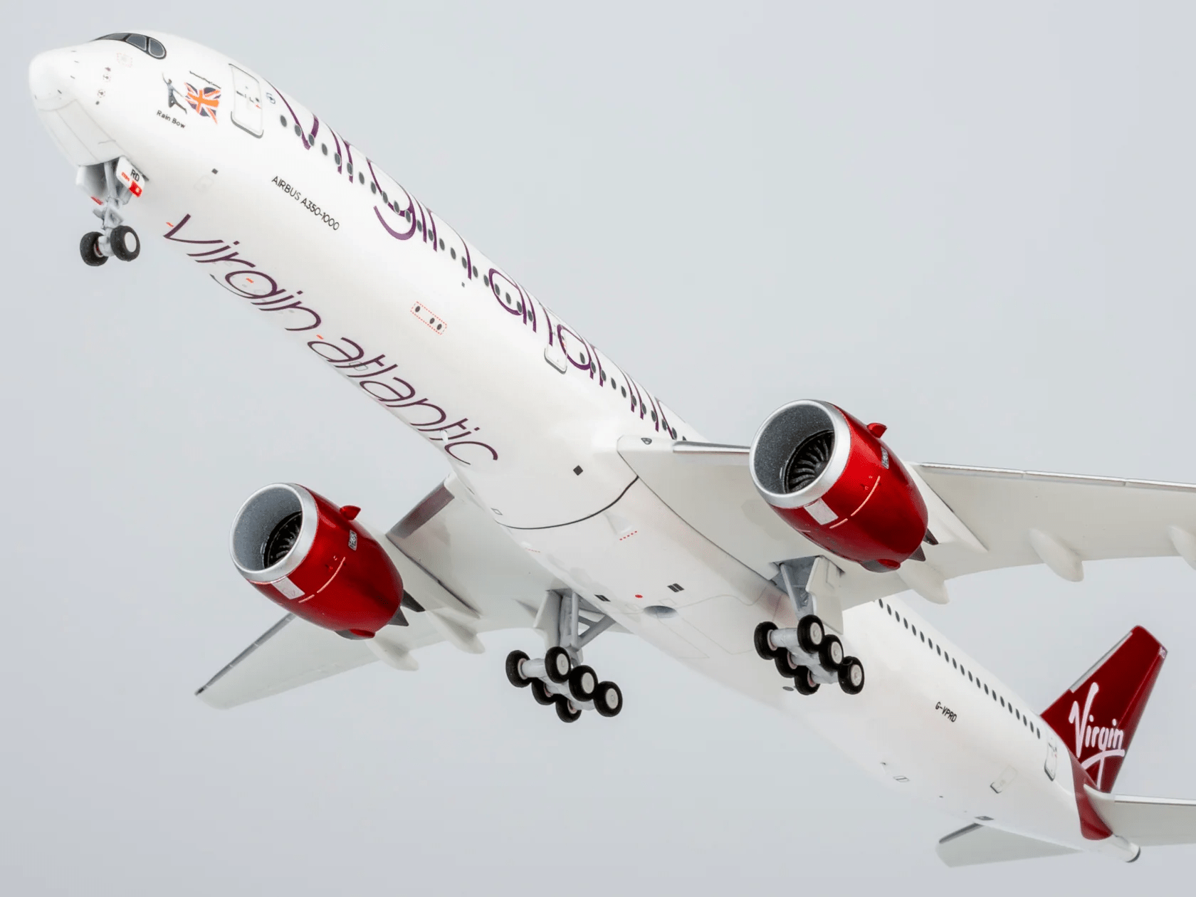 NG Models 57031 1:400 Virgin Atlantic Airways A350 - 1000 G - VPRD (named "Rain Bow")