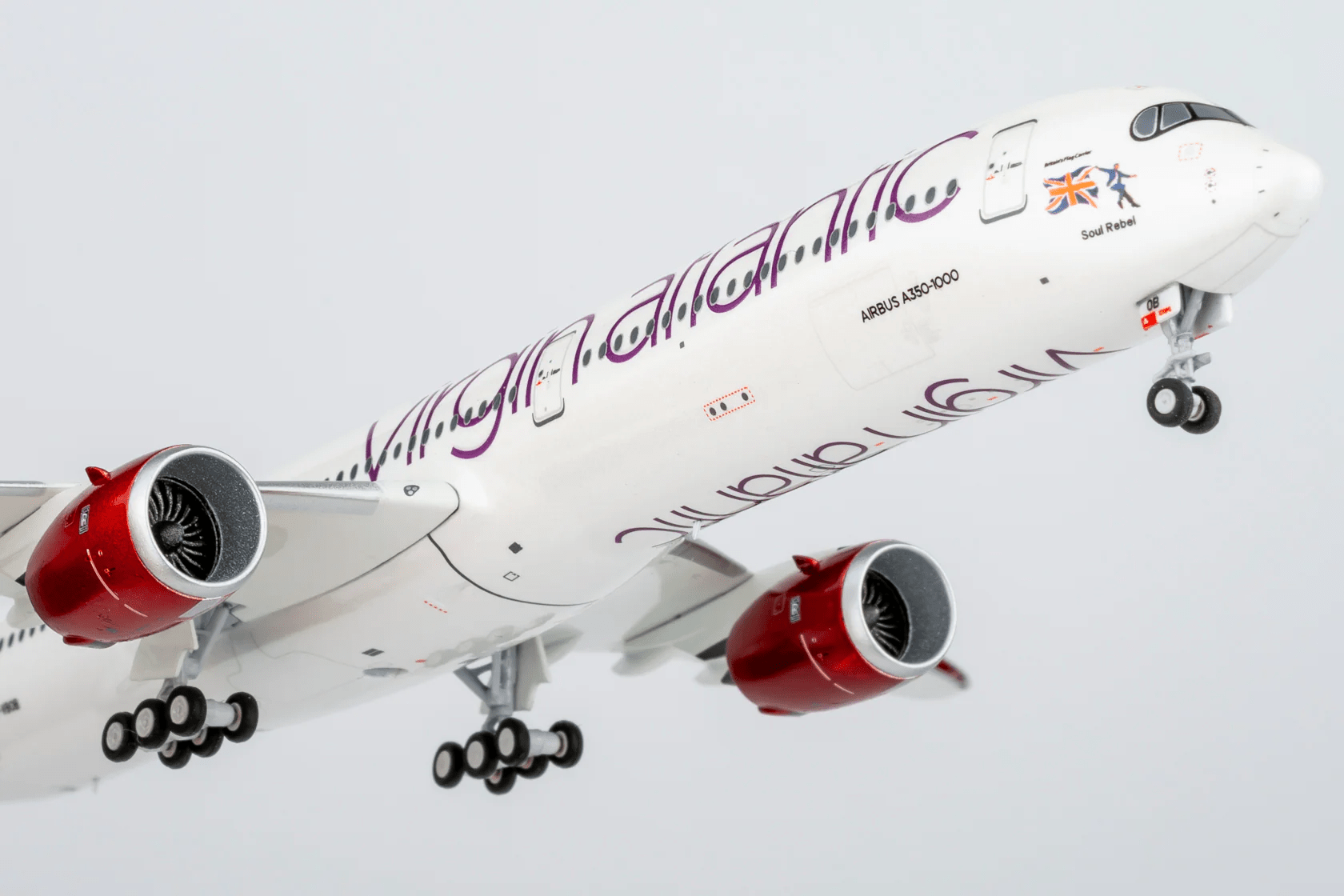 NG Models 57032 1:400 Virgin Atlantic Airways A350 - 1000 G - VBOB (named "Soul Rebel")