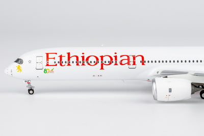 NG Models 1:400 scale Ethiopian Airlines A350-1000 ET-BAZ (with 80th anniversary stickers) diecast model airplane