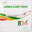NG Models 57035 1:400 Ethiopian Airlines A350-1000 ET-BAZ (with 80th anniversary stickers)