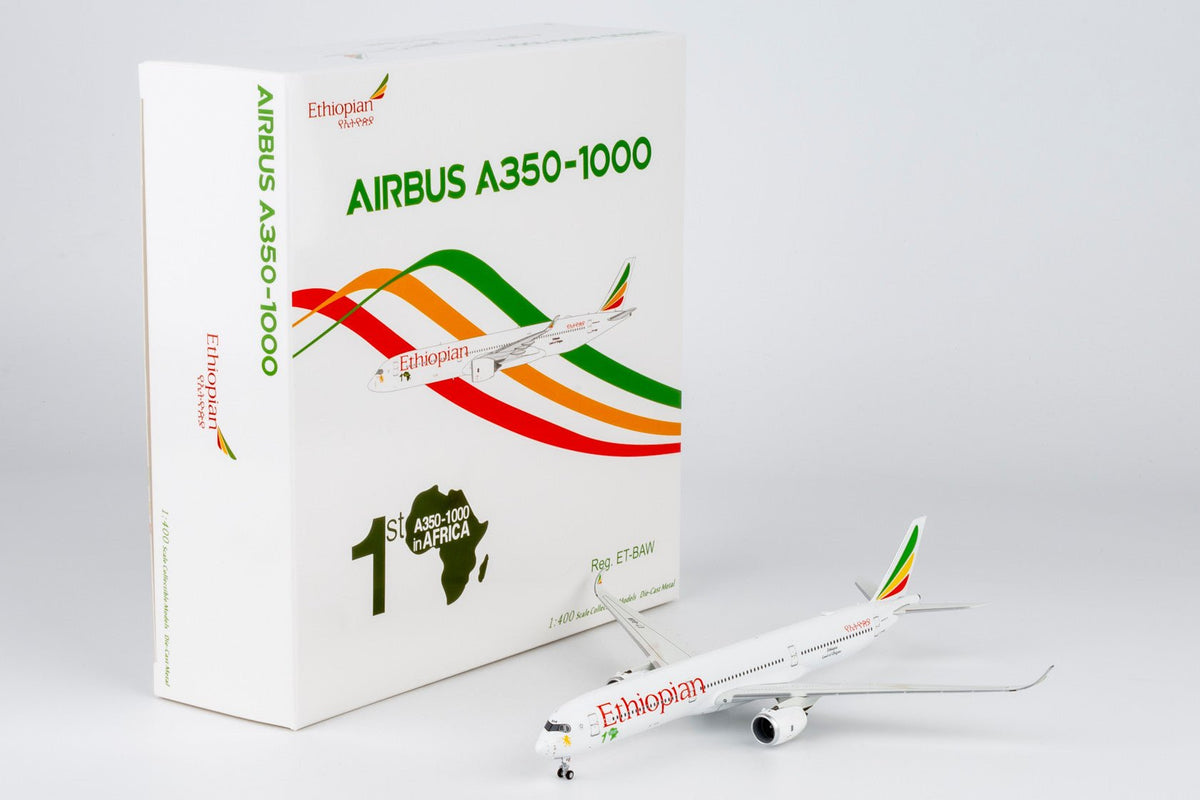 NG Models 57036 1:400 Ethiopian Airlines A350-1000 ET-BAW ("1st A350-1000 in Africa" sticker)