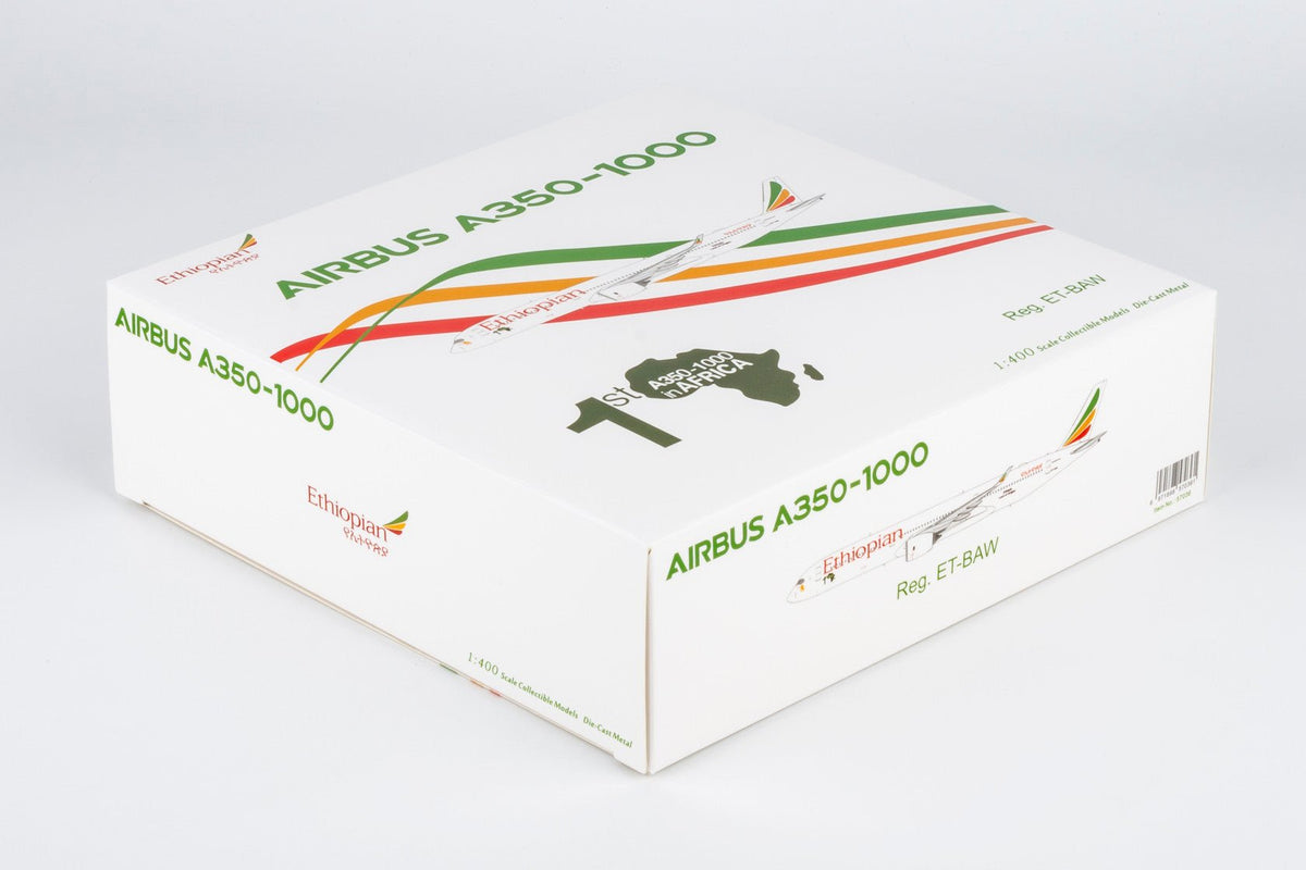 NG Models 57036 1:400 Ethiopian Airlines A350-1000 ET-BAW ("1st A350-1000 in Africa" sticker)