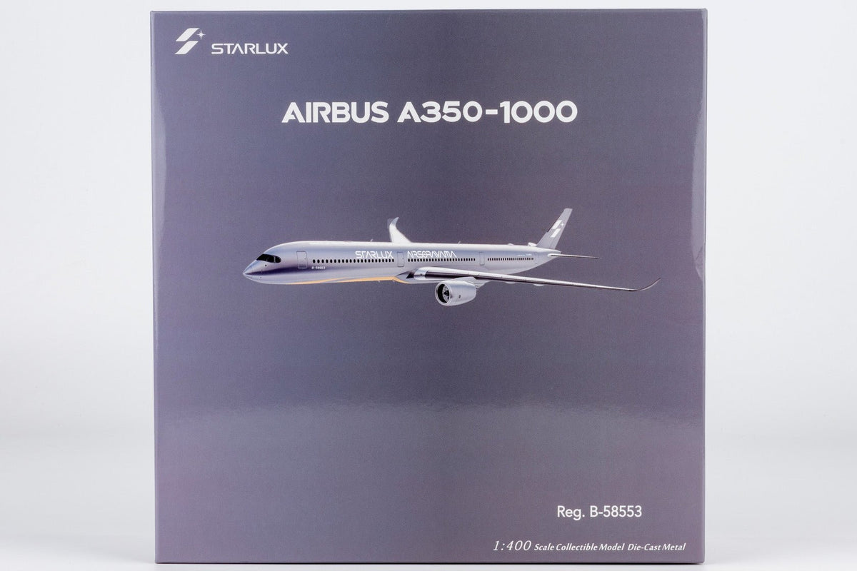 NG Models 57046 1:400 Starlux Airlines A350-1000 B-58553 (Airsorayama Silver)