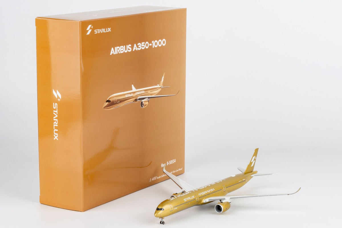 NG Models 57048 1:400 Starlux Airlines A350-1000 B-58554 (Airsorayama Golden)