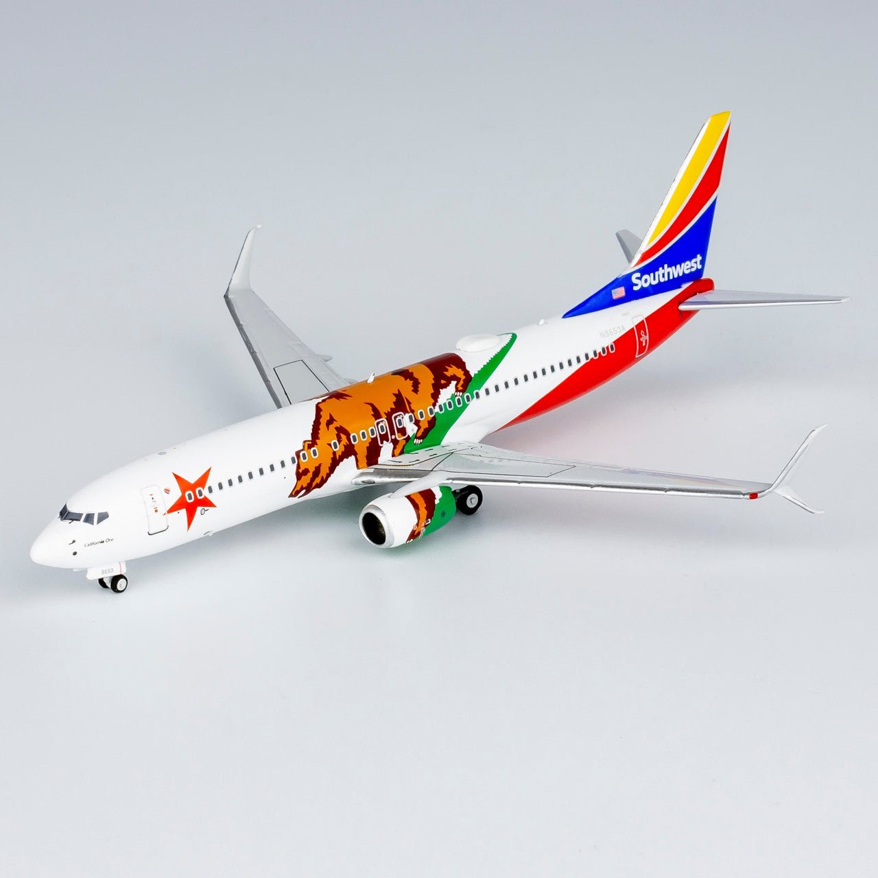 NG Models 58211 1:400 Southwest Airlines 737 - 800/w N8653A (new California One)