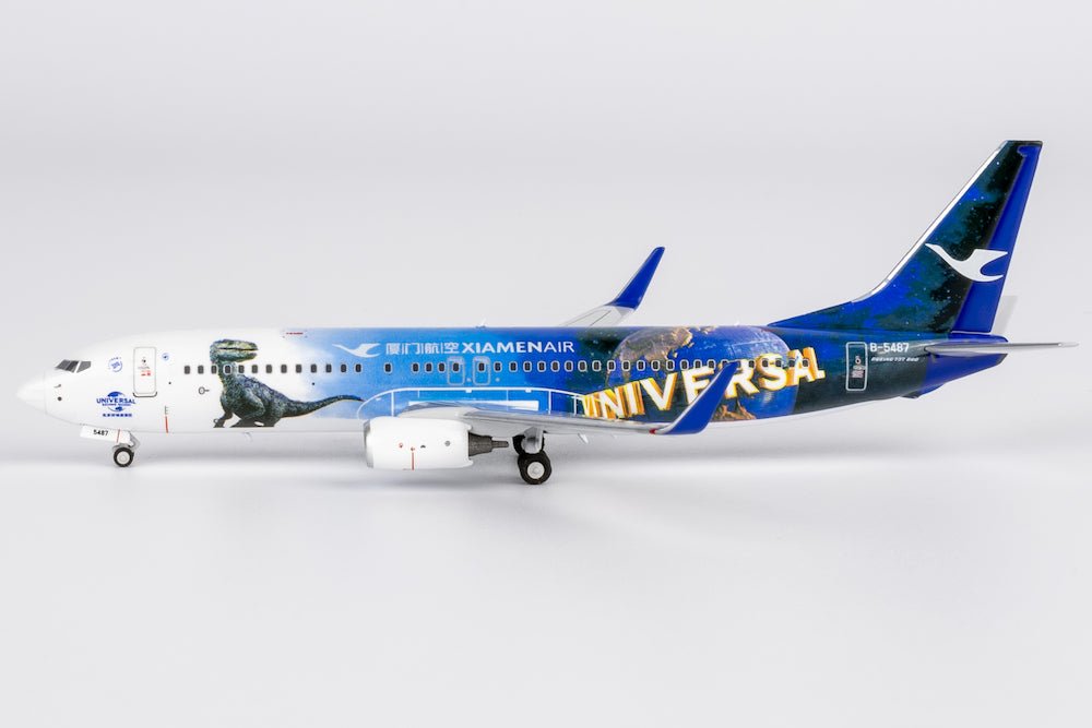 NG Models 58228 1:400 Xiamen Airlines 737-800/w (Jurassic World