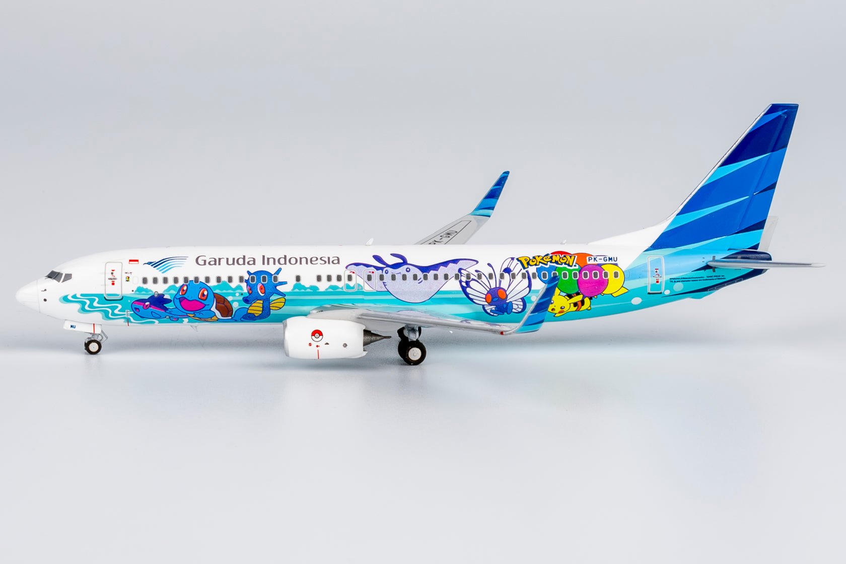 NG Models 58229 1:400 Garuda Indonesia 737 - 800/w PK - GMU (Pikachu Jet GA 1