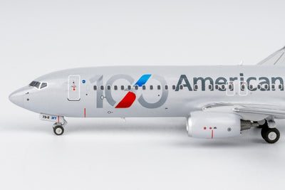 [ULTIMATE] NG Models 1:400 scale American Airlines 737-800/w N840NN (100th Anniversary; Luxurious packaging) diecast model ai