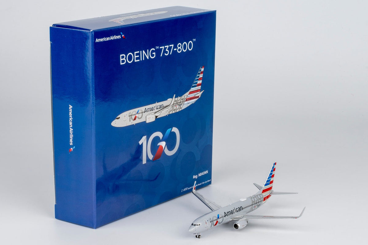 NG Models 58259 1:400 American Airlines 737-800/w N840NN (100th Anniversary)