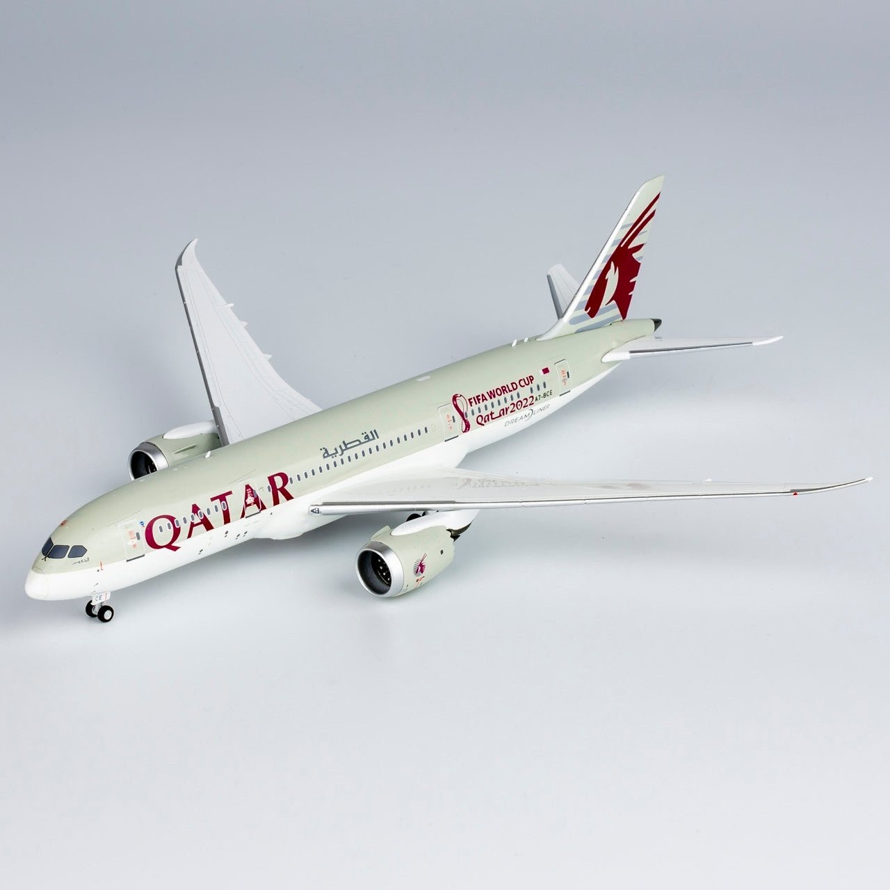 NG Models 59010 1:400 Qatar Airways 787 - 8 Dreamliner A7 - BCE (with "FIFA World Cup Qatar 2022)