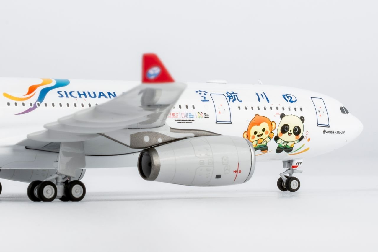 NG Models 61100 1:400 Sichuan Airlines A330 - 200 B - 8468 (The World Games 2025 Chengdu)