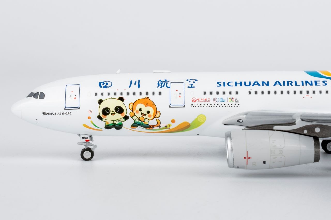 NG Models 61101 1:400 Sichuan Airlines A330 - 200 B - 8962 (The World Games 2025 Chengdu)