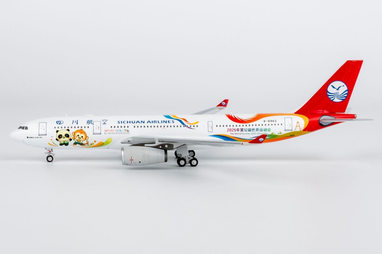 NG Models 61101 1:400 Sichuan Airlines A330 - 200 B - 8962 (The World Games 2025 Chengdu)
