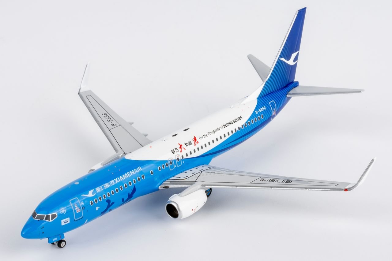 NG Models 64149 1:400 Xiamen Airlines 737 - 800/w B - 5656 (Beijing Daxing livery)