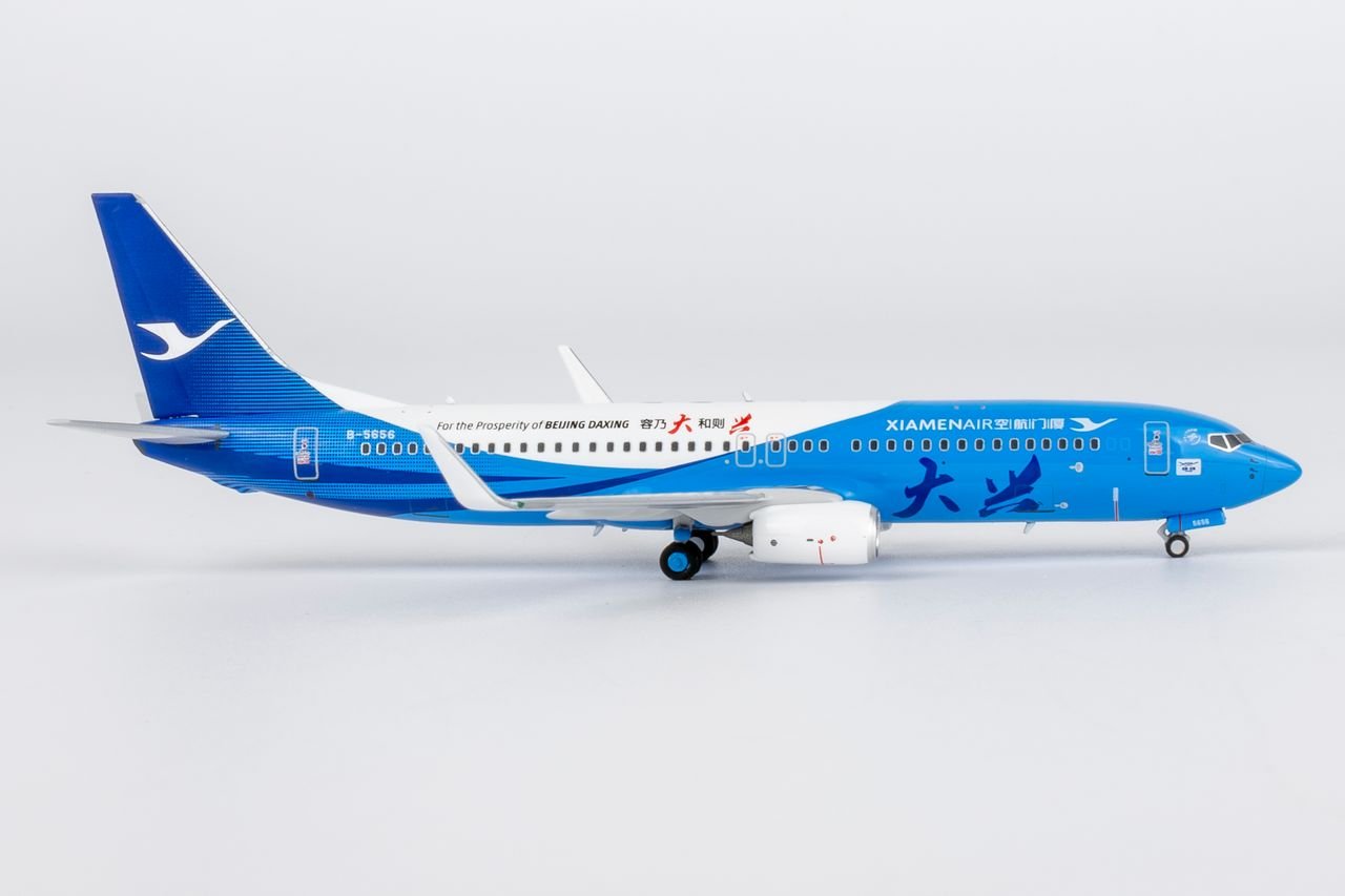 NG Models 64149 1:400 Xiamen Airlines 737 - 800/w B - 5656 (Beijing Daxing livery)