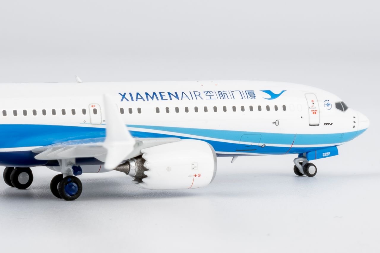 NG Models 64152 1:400 Xiamen Airlines 737 MAX 8 B - 225F (Xiamen Airlines' first Boeing aircraft delivered from China (Zhoushan))