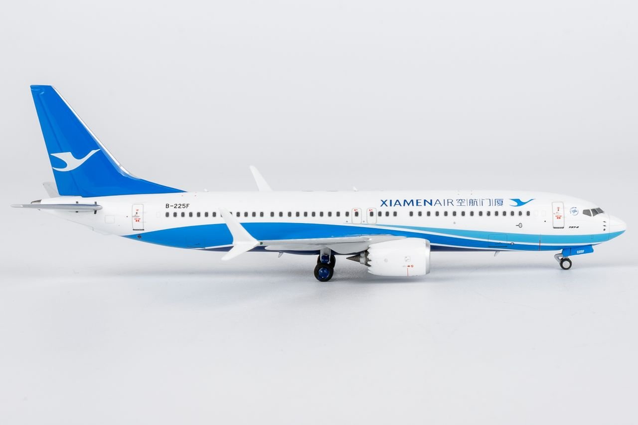 NG Models 64152 1:400 Xiamen Airlines 737 MAX 8 B - 225F (Xiamen Airlines' first Boeing aircraft delivered from China (Zhoushan))