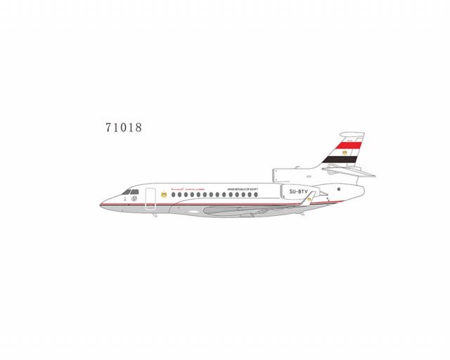 NG Models 71018 1:200 Egypt Government Falcon 7X SU - BTV