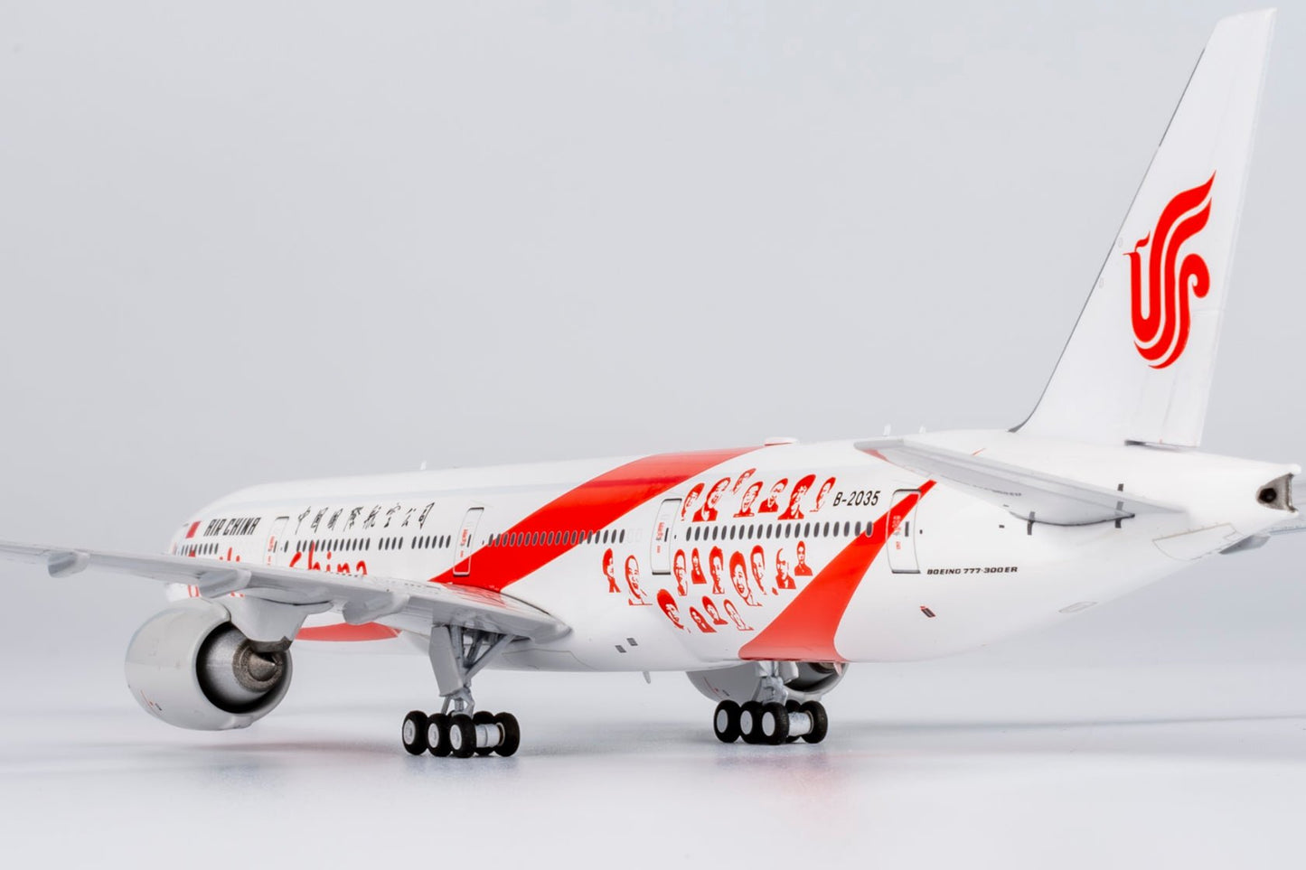 NG Models 73058 1:400 Air China 777 - 300ER B - 2035 (smiling China (ULTIMATE))