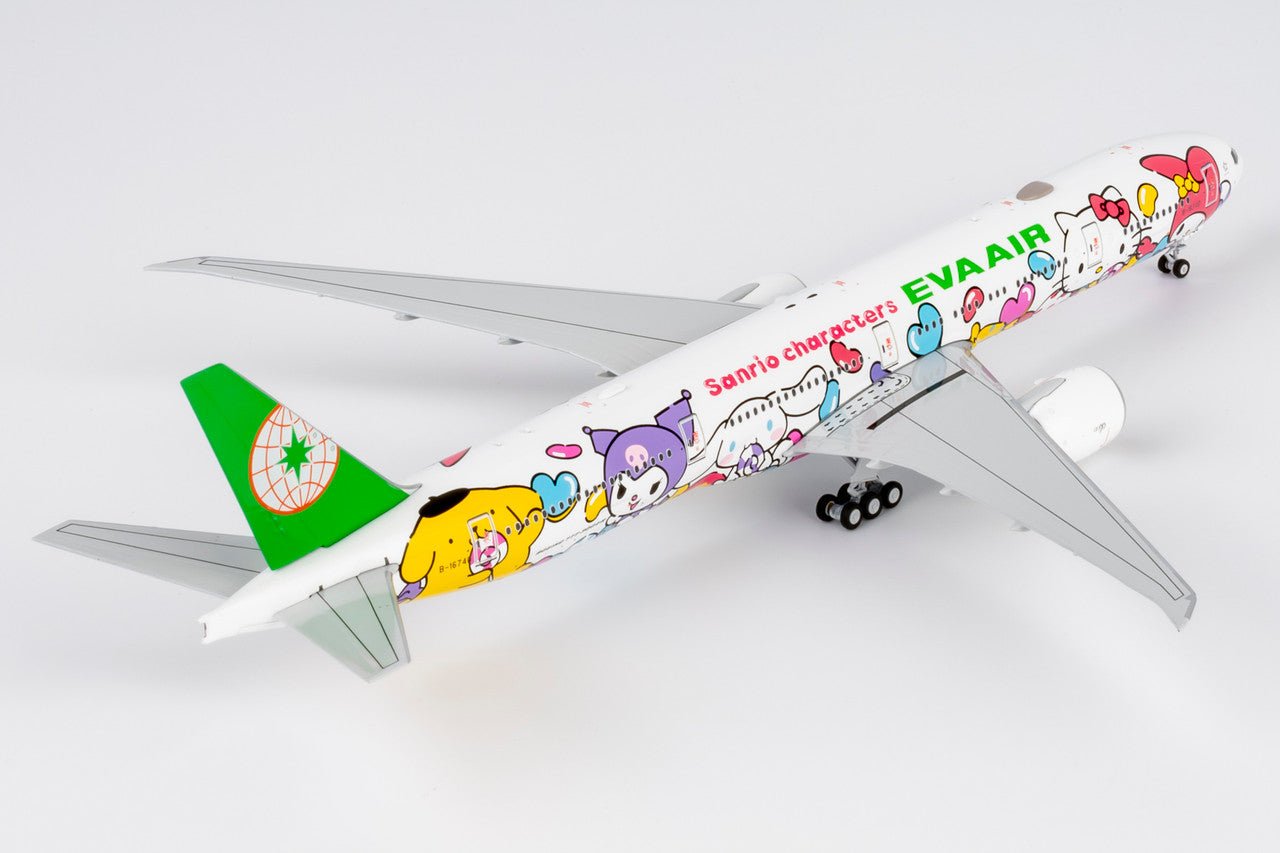 NG Models 73073 1:400 Eva Airways 777 - 300ER B - 16740 (HELLO KITTY “Candy Jet” - Sanrio Characters