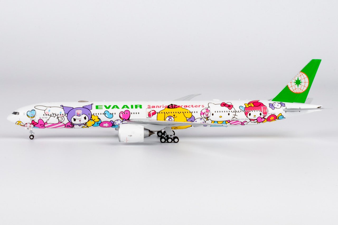 NG Models 73074 1:400 Eva Airways 777 - 300ER B - 16740 (HELLO KITTY “Candy Jet” - Sanrio Characters)