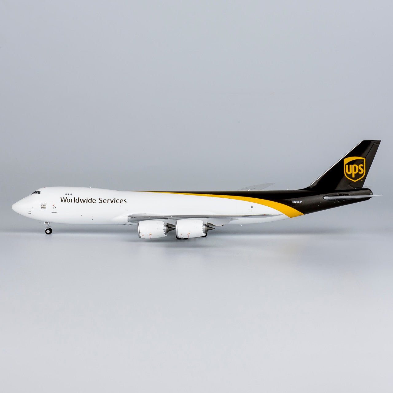 NG Models 78025 1:400 United Parcel Service - UPS 747 - 8F N633UP (Celebrating The Queen Of The Skies)