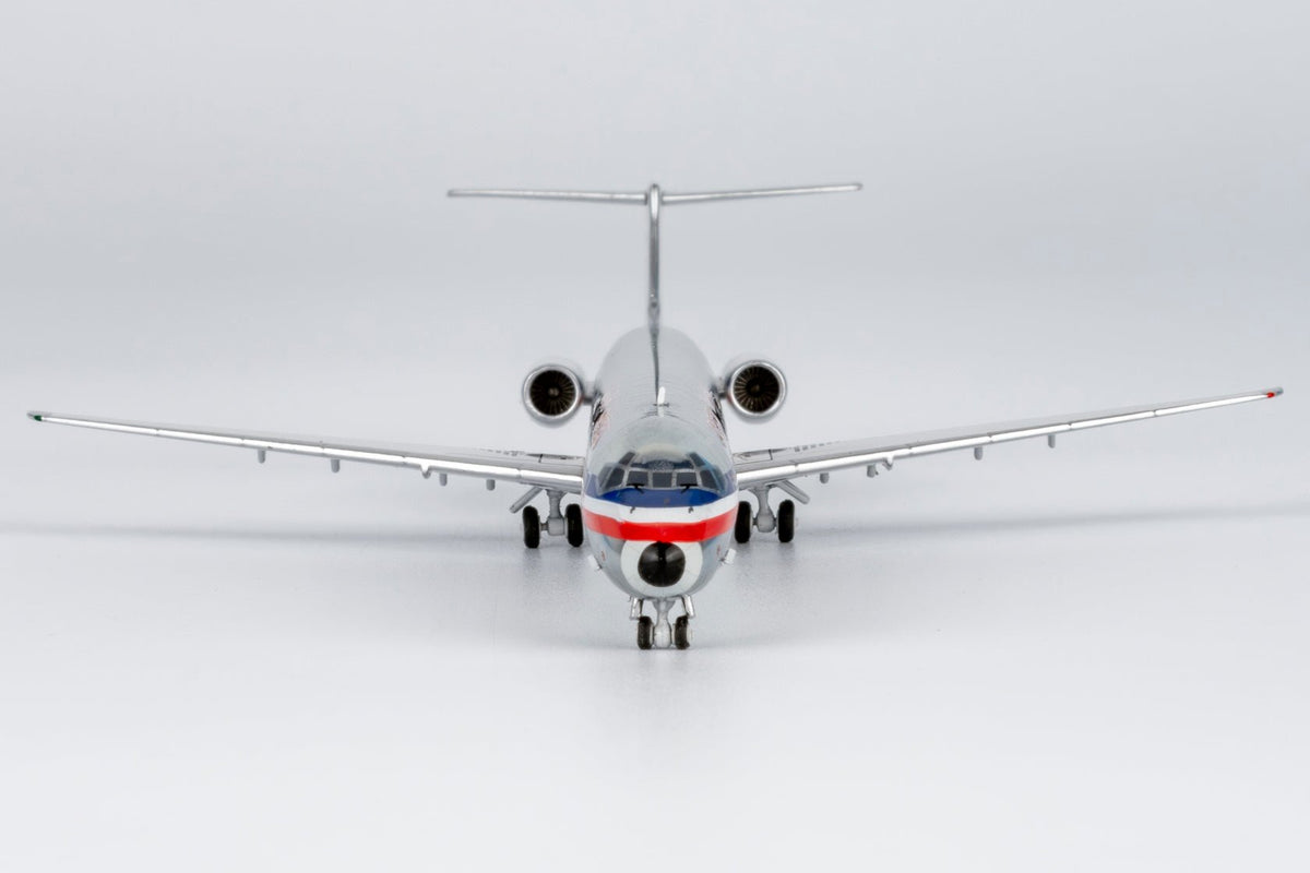 NG Models 83007 1:400 American Airlines MD - 82 N214AA (with "Working Together" titles)