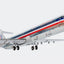 NG Models 83007 1:400 American Airlines MD - 82 N214AA (with "Working Together" titles)