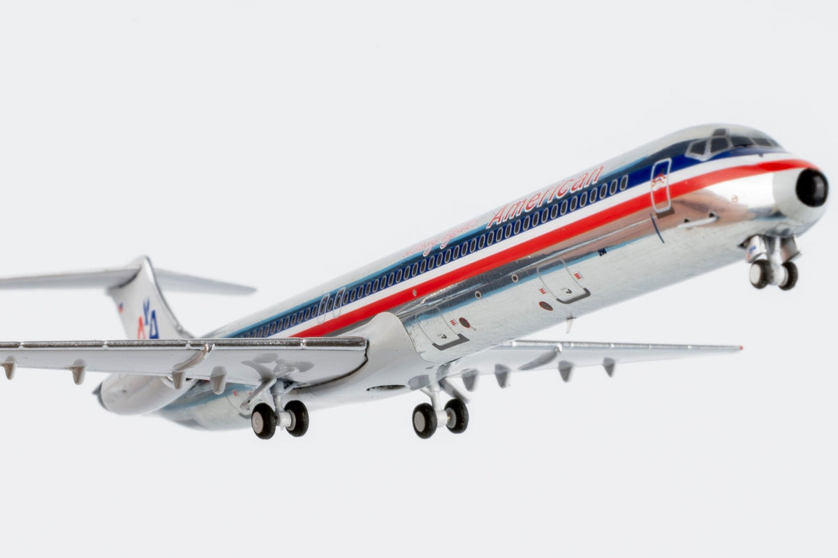 NG Models 83007 1:400 American Airlines MD - 82 N214AA (with "Working Together" titles)