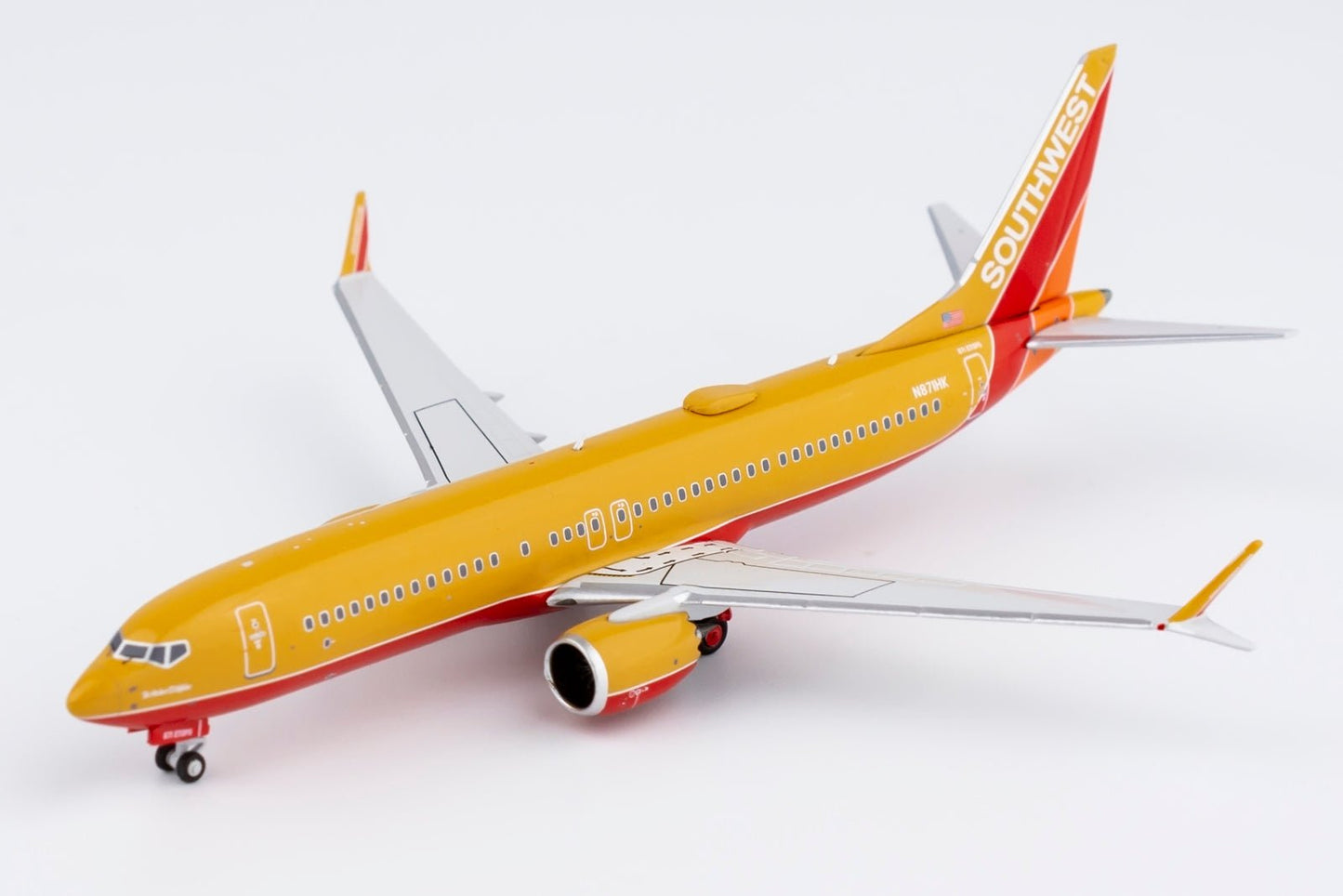 NG Models 88001 1:400 Southwest Airlines 737 MAX 8 N871HK(Desert Gold Retro cs; named "The Herbert D. Kelleher")