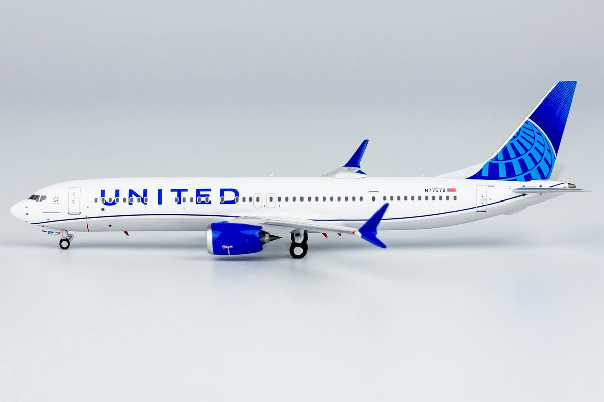 NG Models 89013 1:400 United Airlines 737 MAX 9 N77578 (Blue Evolution livery)