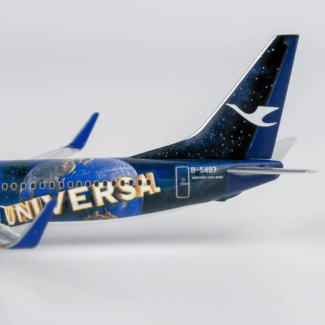 NG Models CXA095 1:400 Xiamen Airlines 737 - 800/w B - 5487 (Universal Beijing Resort - Jurassic World Isla Nubla)