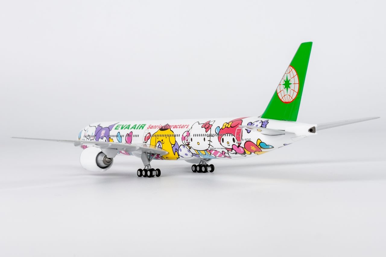 NG Models EVA047 1:400 Eva Airways 777 - 300ER B - 16740 (HELLO KITTY “Candy Jet” - Sanrio Characters 糖果机)