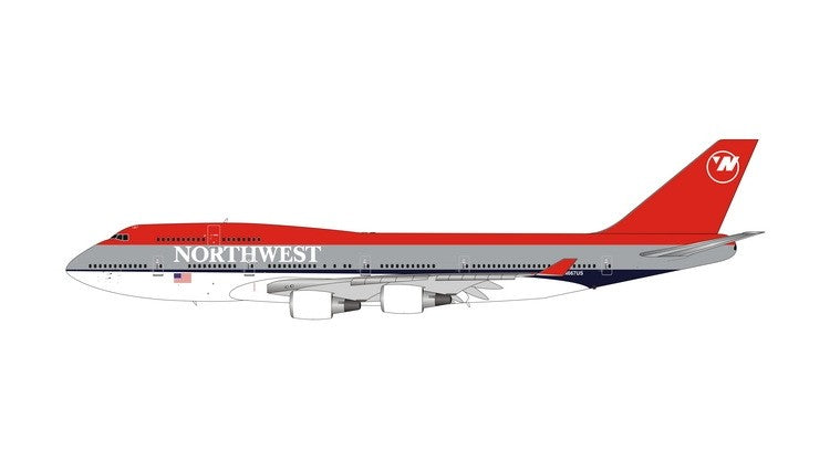 Phoenix 04534 1:400 Northwest Boeing 747-400 N667US