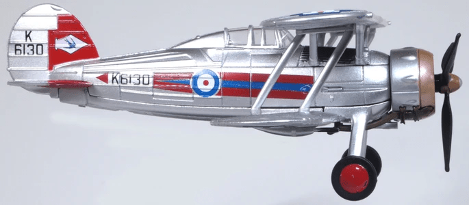 Oxford AC122 1:72 Gloster Gladiator Raf No.72 Sqn.,church Fenton 1937