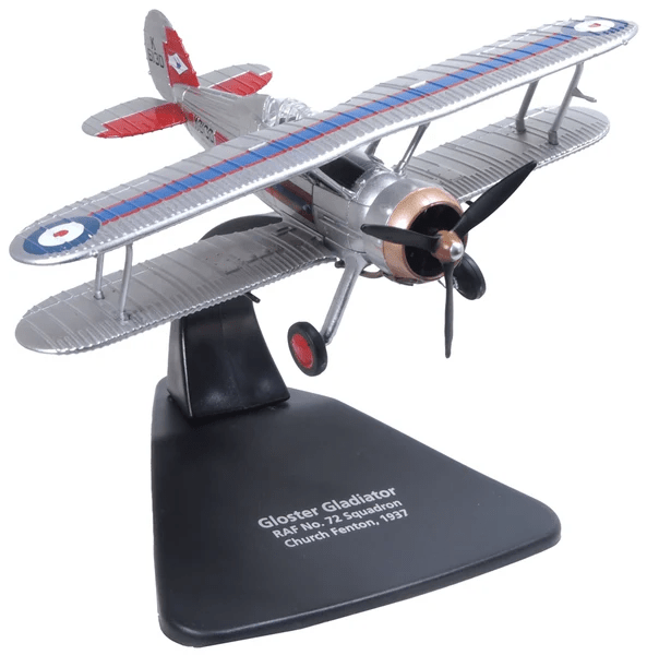Oxford AC122 1:72 Gloster Gladiator Raf No.72 Sqn.,church Fenton 1937