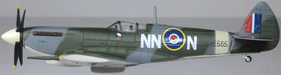 Oxford AC123 1:72 Supermarine Spitfire Mk.IXe - No. 310 (CzechoslovSquadron, RAF Manston, 1945 (National Technical Museum, Prague)