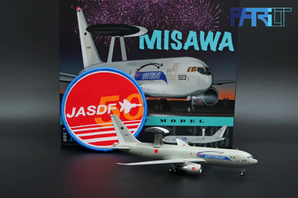 Patriot Model PT-400-013 1:400 Boeing E-767 AWACS 74-3503 JASDF, Misawa Airbase "50th Anniversary"