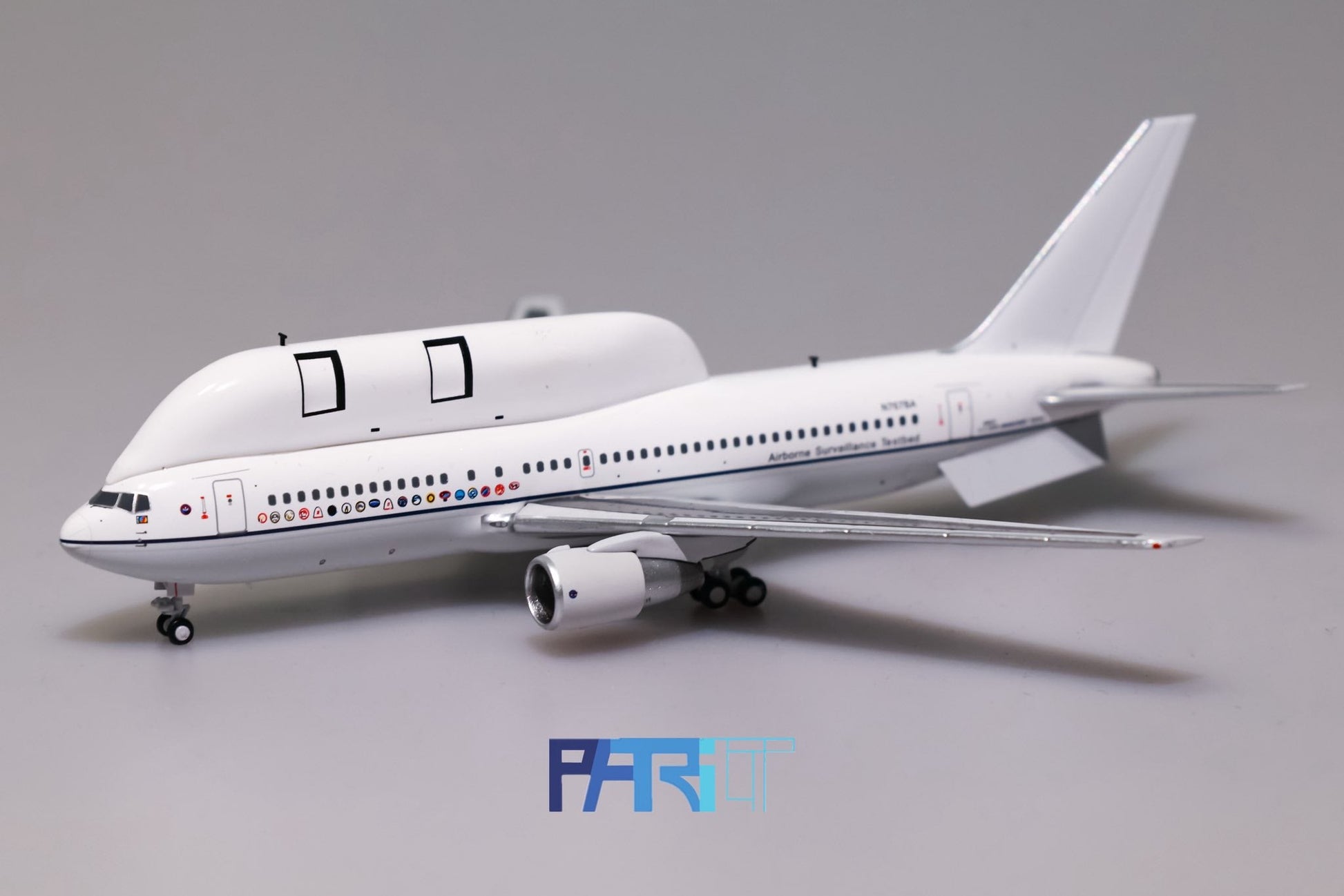 Patriot Model PT - 400 - 018 1:400 Boeing B767 - 200 US Army Airborne Surveillance Test Bed (AST) N767BA