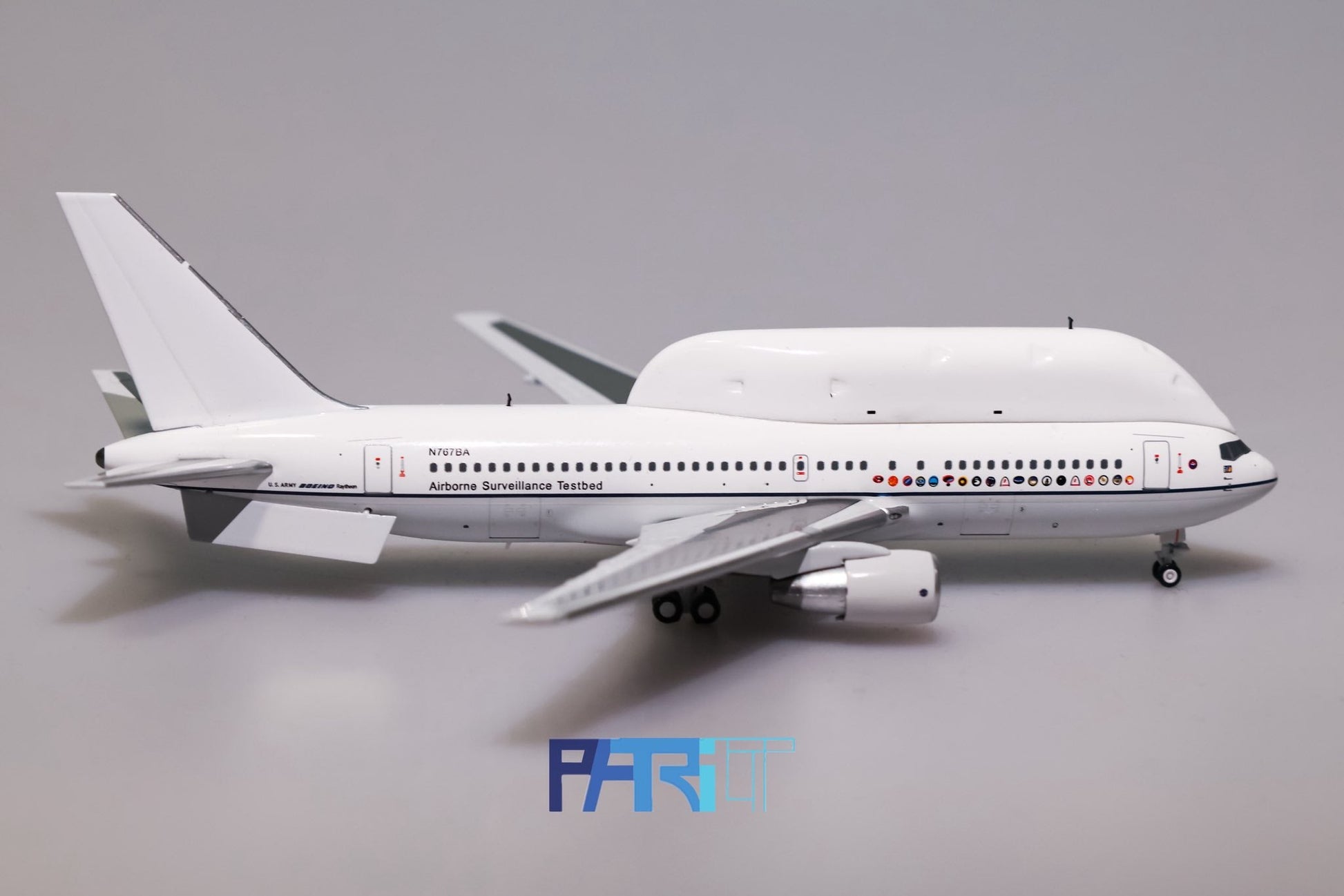 Patriot Model PT - 400 - 018 1:400 Boeing B767 - 200 US Army Airborne Surveillance Test Bed (AST) N767BA
