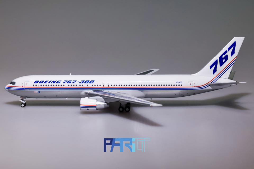 Patriot Model PT - 400 - 024 1:400 B767 - 300 Boeing House Prototype Livery N767S