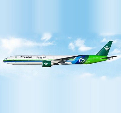 Phoenix Models 12101 1:400 Saudia B777-300ER HZ-AK36 "80 Years"