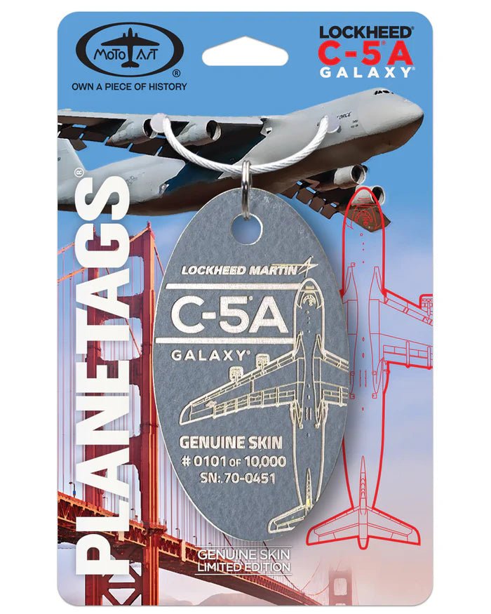 Plane Tags C - 5A Galaxy 70 - 0451 (Grey)