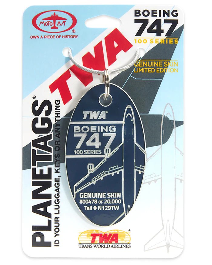 Lockheed Jet Tag Plane Tags Delta Airlines Lockheed L-1011 Tristar N786DL (White) -MTS ...