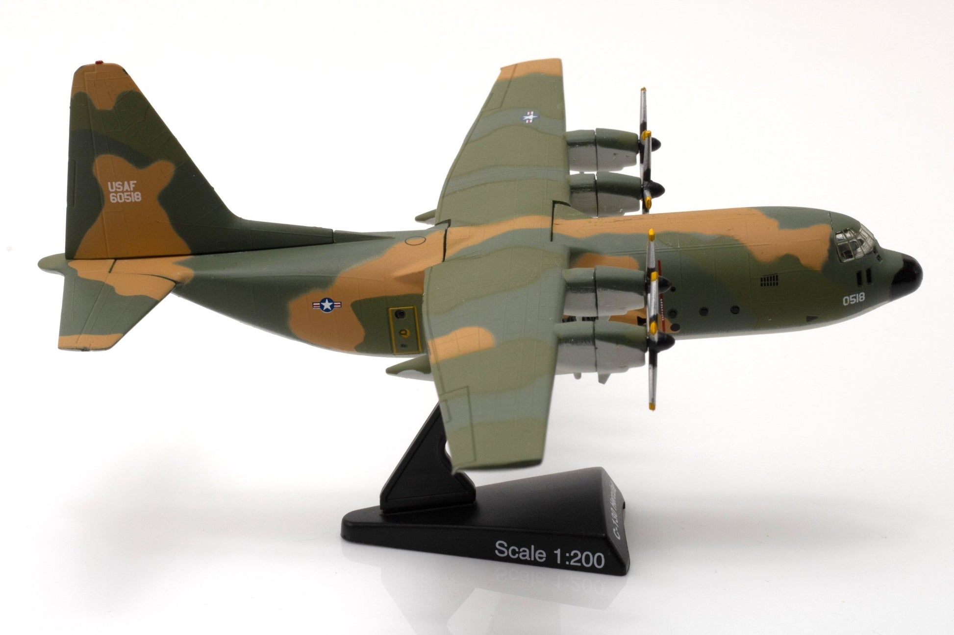 Postage Stamp PS5330 - 6 1:200 C - 130 Hercules Little Rock AFB, SEA CAMO