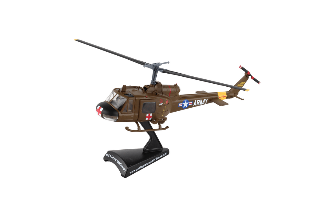 Postage Stamp PS5601 - 2 1:87 UH - 1 US Army Huey Medevac